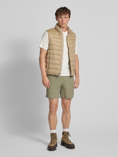 Cotopaxi Korte regular fit broek met elastische band, model 'Persisto Tech' Beige - 1