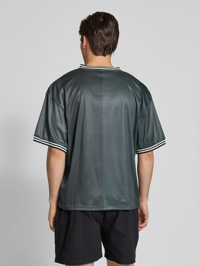 WOODBIRD Trikot mit Motiv- und Label-Print Modell 'Beam' Black 5