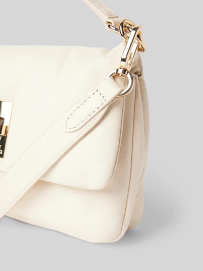 Tommy Hilfiger Crossbodytas van schapennappa met labeldetail Offwhite - 3