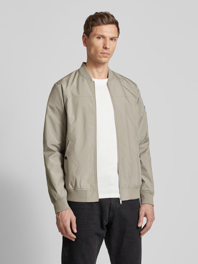 Matinique Blouson mit Reißverschluss Modell 'clay' Taupe 4