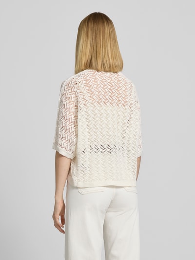 Tom Tailor Loose fit bolero-cardigan van puur katoen Wit - 5