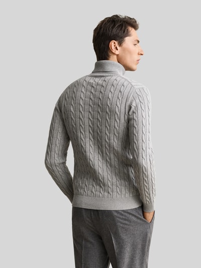GANT Rollkragenpullover mit Logo-Detail Hellgrau 5