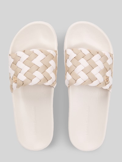Tommy Hilfiger Badeschuhe mit geflochtenem Zehenriemen Beige 3