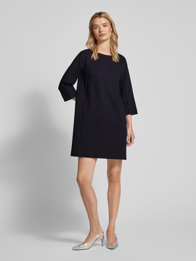 MaxMara Leisure Mini-jurk met ronde hals, model 'NOEL' Marineblauw - 1