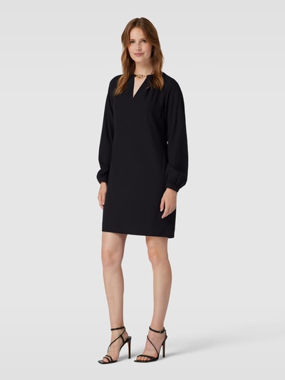 Lauren Ralph Lauren Minikleid mit Label-Applikation Modell 'BOTLEY' Black 1