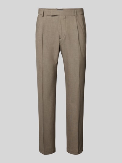 Cinque Regular fit stoffen broek met Franse steekzakken, model 'CiSalto' Beige - 2