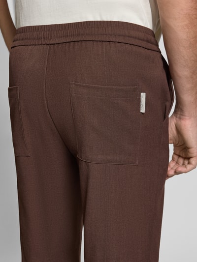 ANOTHER COTTON LAB Jogpants mit elastischem Bund Mittelbraun 3