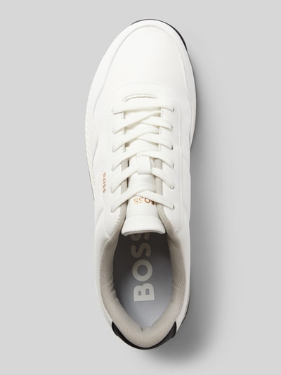 BOSS Sneakers met vetersluiting, model 'Titanium' Wit - 3