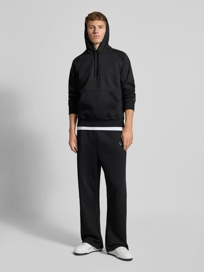 KARL KANI Straight Leg Sweatpants mit Label-Stitching Black 1