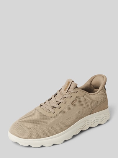 Geox Sneakers met structuurmotief, model 'SPHERICA PLUS' Zand - 1