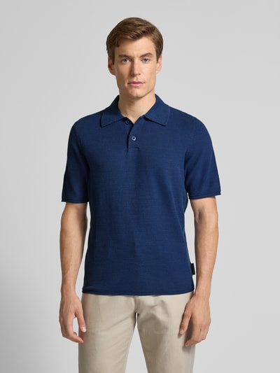 Marc O'Polo Regular fit poloshirt van puur katoen Koningsblauw - 4