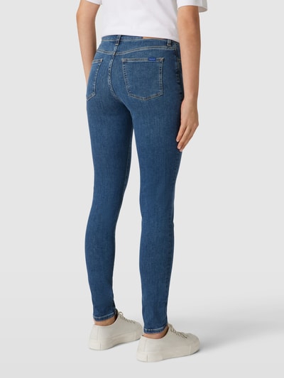 Gant Skinny Fit Jeans mit Gesäßtaschen Modell 'Nella' Jeansblau 5