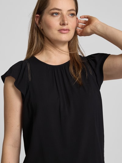 Vero Moda Regular Fit Blusentop aus Viskose-Mix Modell 'BELLA' Black 3