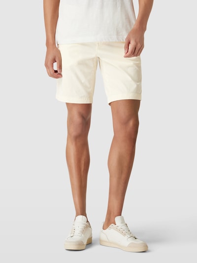 BOSS Orange Slim Fit Chino-Shorts mit Eingrifftaschen Beige 4