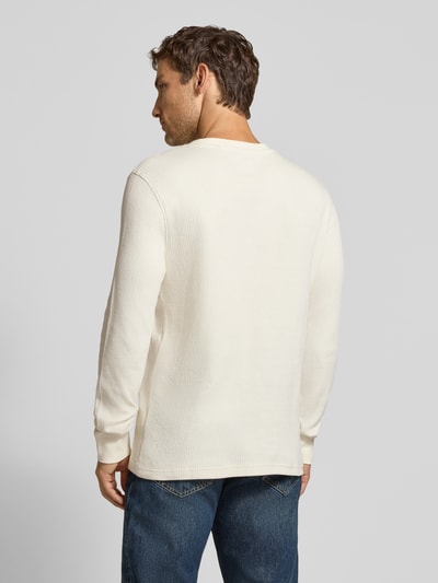 MCNEAL Longsleeve mit Ripp-Struktur Sand 5