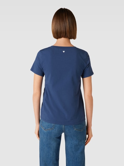 Weekend Max Mara T-shirt met ronde hals, model 'MULTIF' Marineblauw - 5