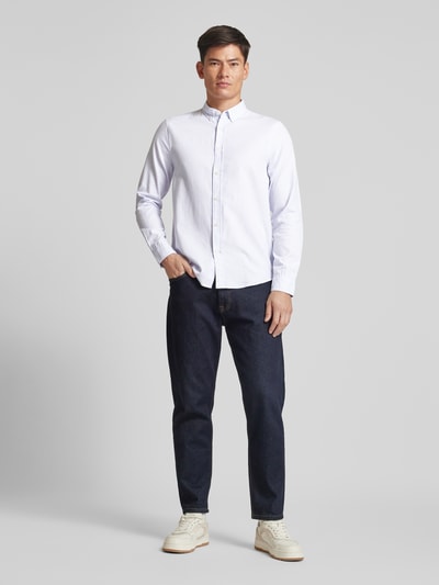 Armedangels Regular Fit Freizeithemd mit Button-Down-Kragen Modell 'QUAASA' Hellblau 1