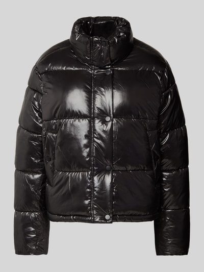 Only Glänzende Steppjacke mit Stehkragen Modell 'SKY' Black 1