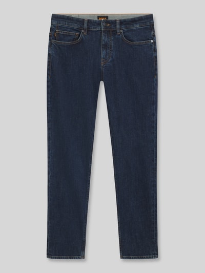 BOSS Orange Jeansy o kroju slim fit z Mieszanka bawełny Model 'DELAWARE BO' Niebieski 2