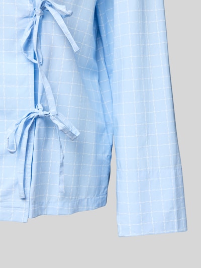 CCDK Copenhagen Regular Fit Bluse mit Reverskragen Modell 'Nanny' Hellblau 2