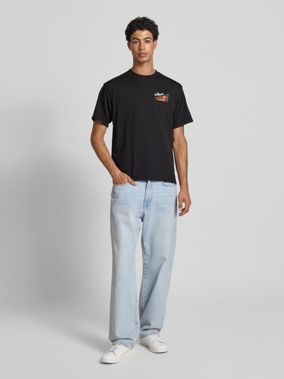 Levi's® T-Shirt mit Motiv-, Label- und Statement-Print Black 1