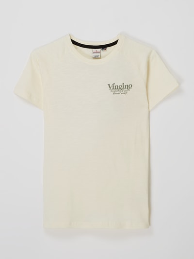 VINGINO T-shirt met print, model 'Hyrum'  Offwhite - 1