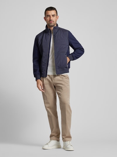 Christian Berg Men Jacke mit Stehkragen Marine 1