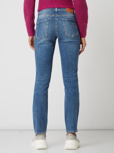 Cambio Jeans met stretch, model 'Paris' Jeansblauw - 5