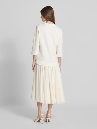 JOOP! Midikleid im 2-in-1-Look Offwhite 5