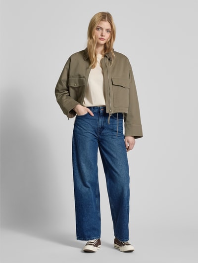 Marc O'Polo DENIM Jeansy o kroju relaxed fit z detalem z logo Jeansowy niebieski 1