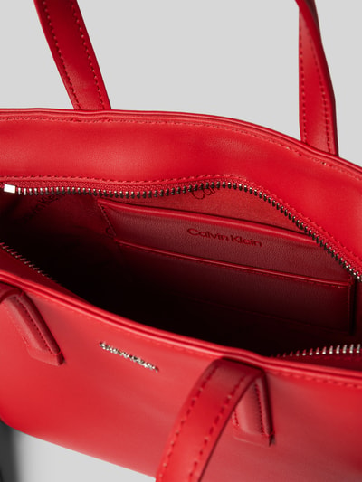 CK Calvin Klein Tote Bag mit Label-Applikation Modell 'CK MUST' Rot 5