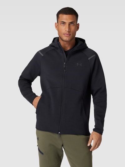 Under Armour Sweatjacke in Two-Tone-Machart Modell 'Unstoppable' Black 4