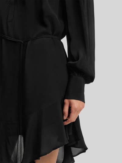 BOSS Orange Vloeiende vrijetijdsjurk van pure viscose Zwart - 6