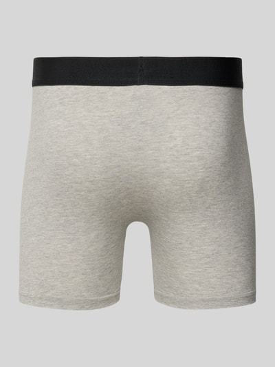 Snocks Boxershort met elastische band met label Donkerblauw - 3