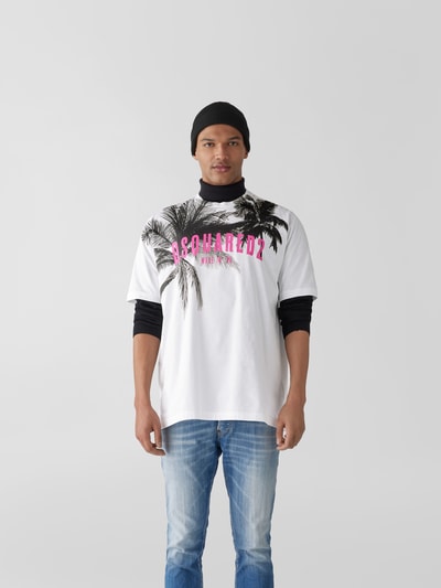 Dsquared2 T-Shirt mit Foto-Print Weiß 4