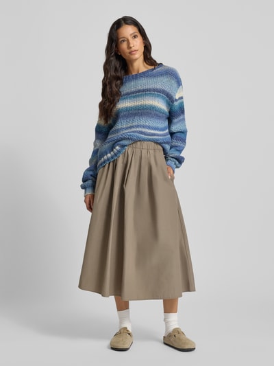 LOLLYS LAUNDRY Strickpullover mit Rundhalsausschnitt Modell 'Fairhaven' Hellblau 1