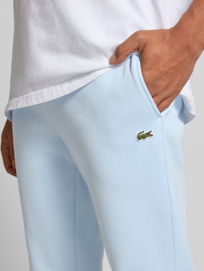 Lacoste Regular Fit Sweatpants aus Baumwoll-Mix Hellblau 3