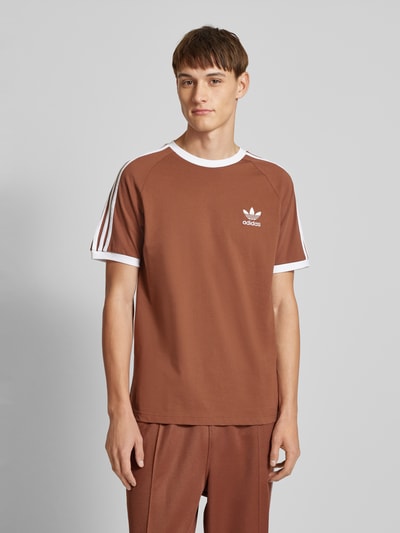 adidas Originals T-shirt met logostitching Lichtblauw - 4