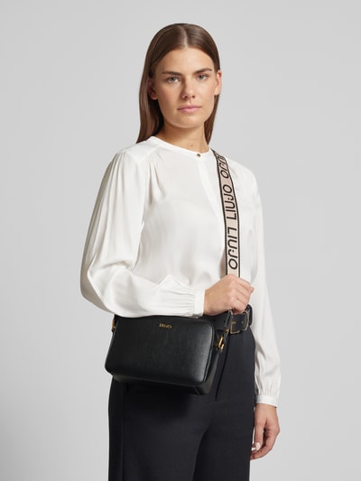 Liu Jo White Crossbody Bag mit Label-Detail Modell 'Onice' Black 1