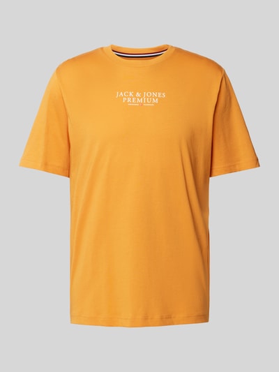 Jack & Jones Premium T-shirt z nadrukiem z logo Pomarańczowy 2