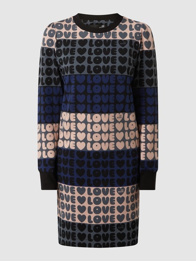 Love Moschino Sweatjurk met logomotief Blauw - 2