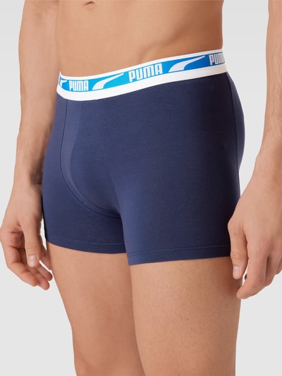 Puma Boxershort met labeldetails in een set van 2 stuks Marineblauw - 3