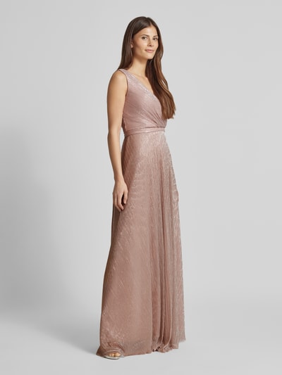 TROYDEN COLLECTION Abendkleid mit Taillenpasse Rose 1