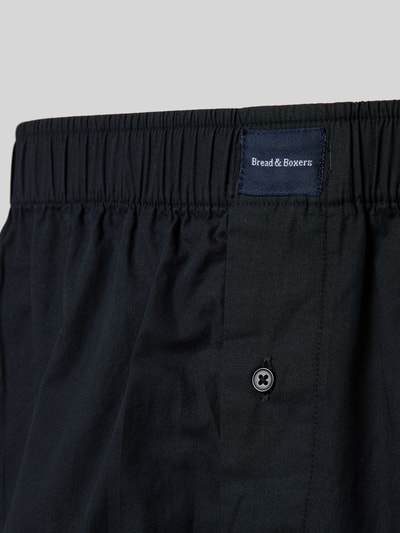 Bread & Boxers Boxershorts met elastische band Marineblauw - 2