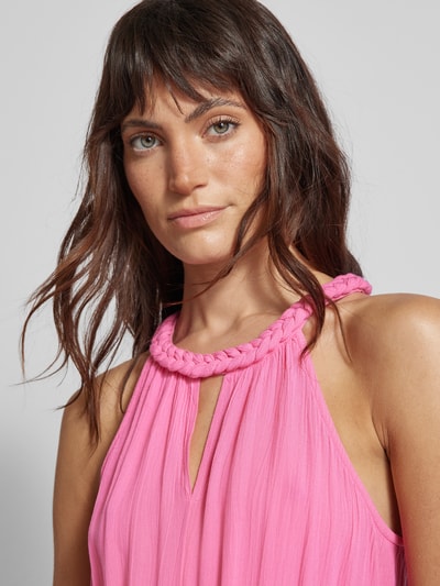 Vila Mini-jurk met halter, model 'VIMESA' Roze - 3