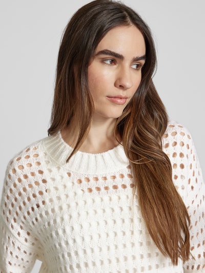 (The Mercer) N.Y. Strickpullover mit überschnittenen Schultern Offwhite 3