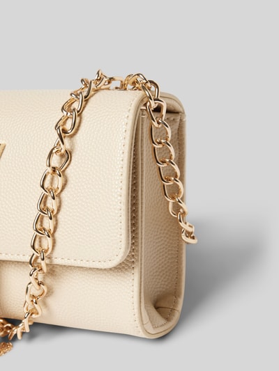 VALENTINO BAGS Handtas met labelapplicatie, model 'DIVINA' Beige - 2