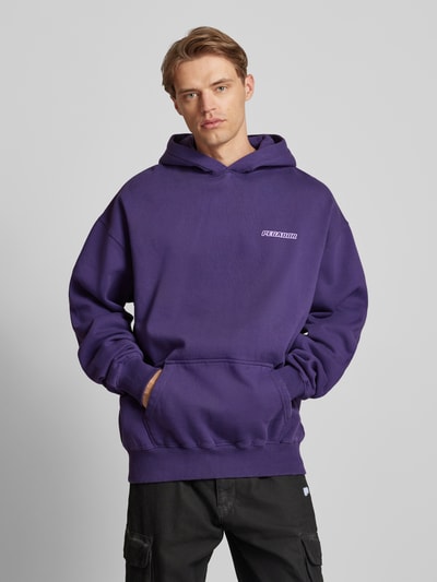 Pegador Oversized hoodie met kangoeroezak Paars - 4