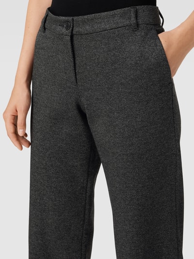 Christian Berg Woman Stoffen broek met structuurmotief Zwart - 3