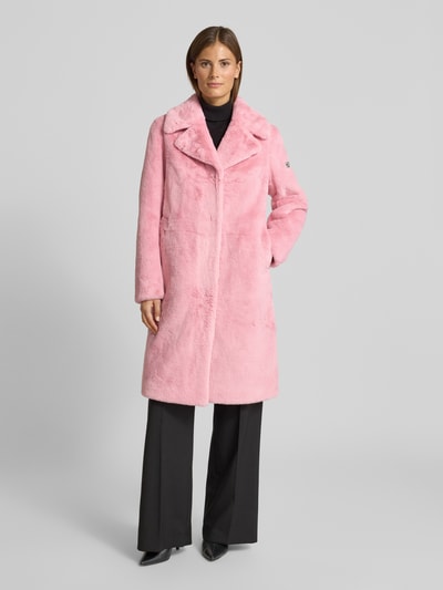 Frieda & Freddies Mantel mit Reverskragen Pink 4